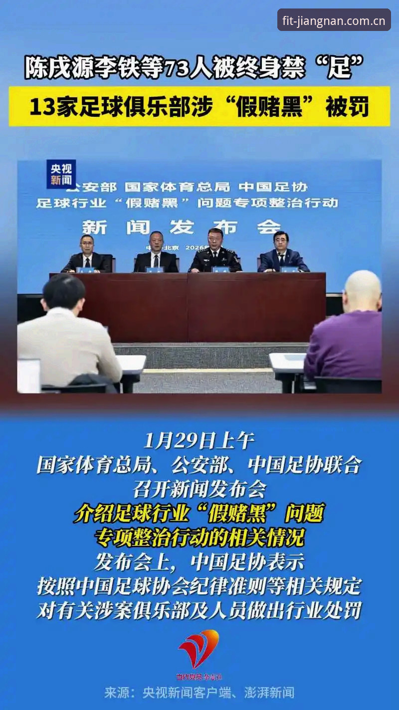 江南体育体验 足协第三批禁足名单深度解析:65人受罚背后的中国足球生态重构